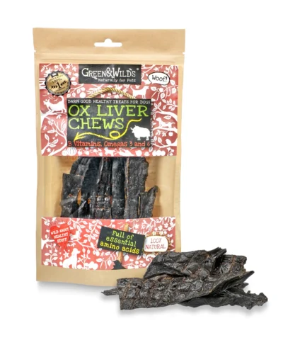 Green and Wilds Ox Liver Chews,100g