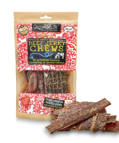 Green and Wilds Beef Jerky Chews
