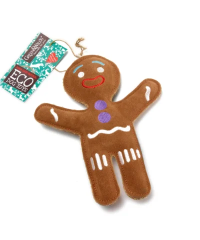 Jean Genie the Gingerbread Person, Eco Dog Toy