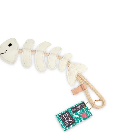 Thin Lizzie the Bonefish, Eco Dog Toy